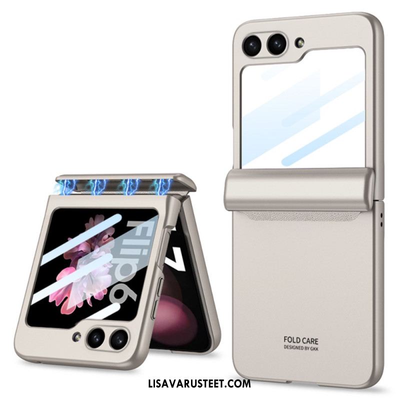 Kuori Samsung Galaxy Z Flip 7 Fe Gkk-magneettinen Sarana Ja Pieni Näytönsuoja