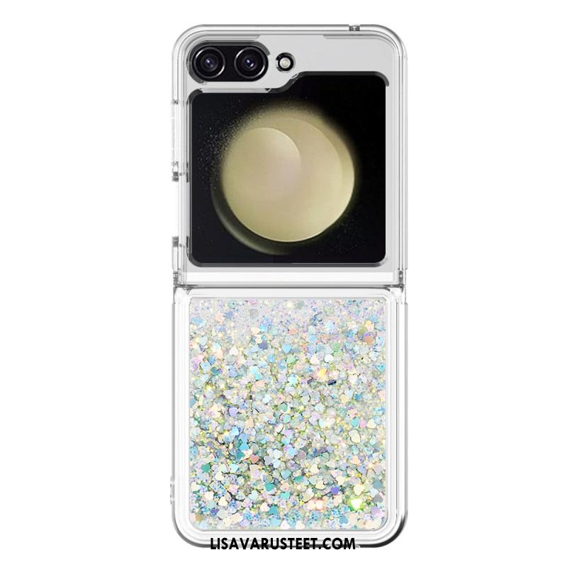Kuori Samsung Galaxy Z Flip 7 Fe Glitter Suojakuori