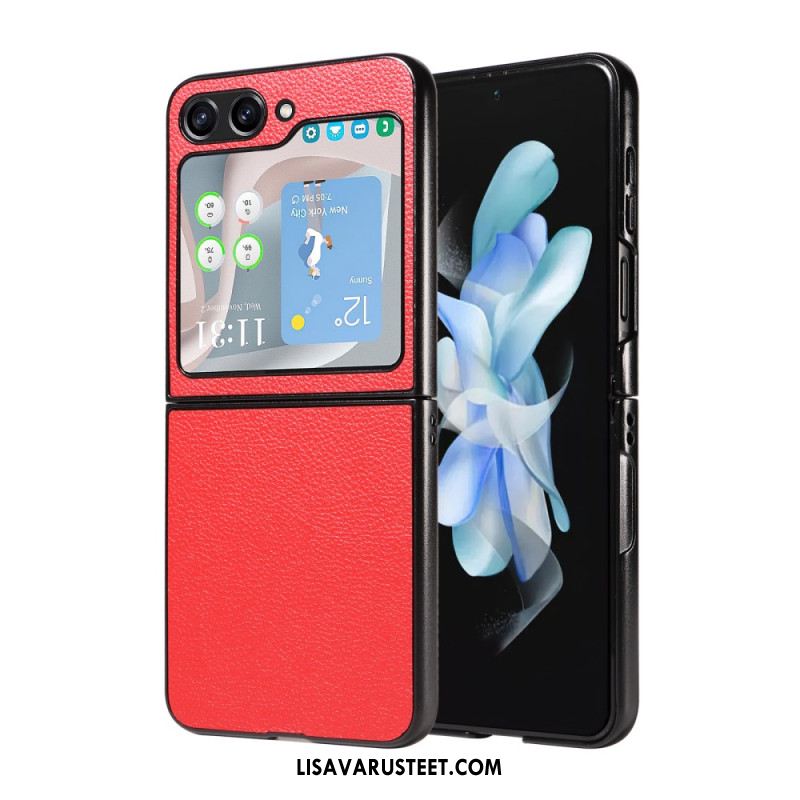 Kuori Samsung Galaxy Z Flip 7 Fe Huomaamaton Nahkatyylinen