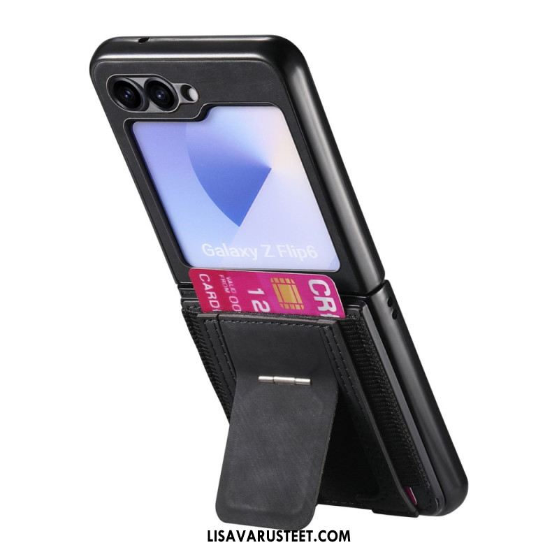 Kuori Samsung Galaxy Z Flip 7 Fe Jalusta Ja Korttipidike