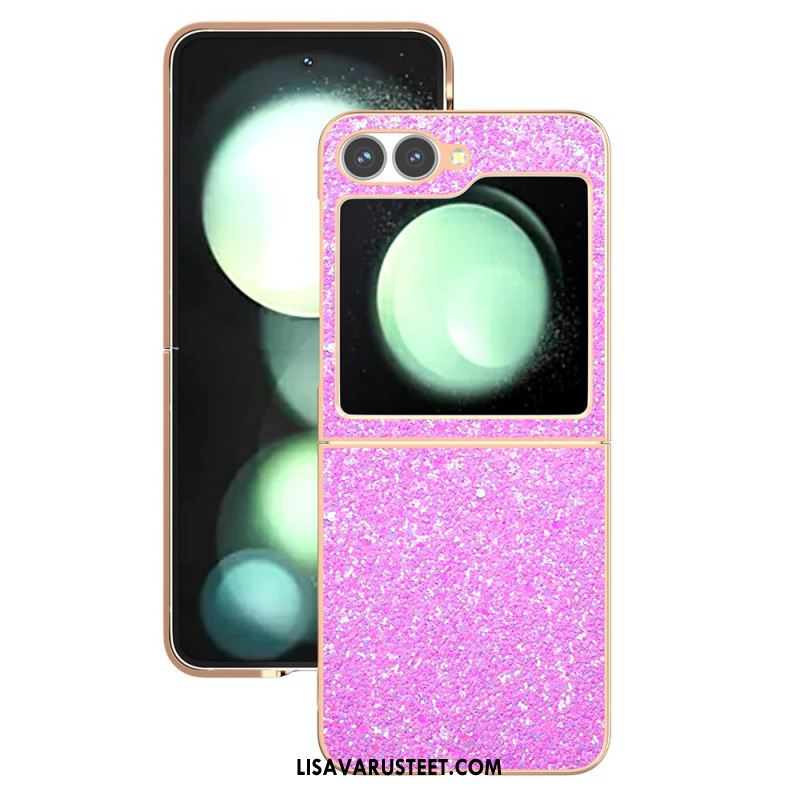 Kuori Samsung Galaxy Z Flip 7 Fe Kimallekuvioinen Suojakuori