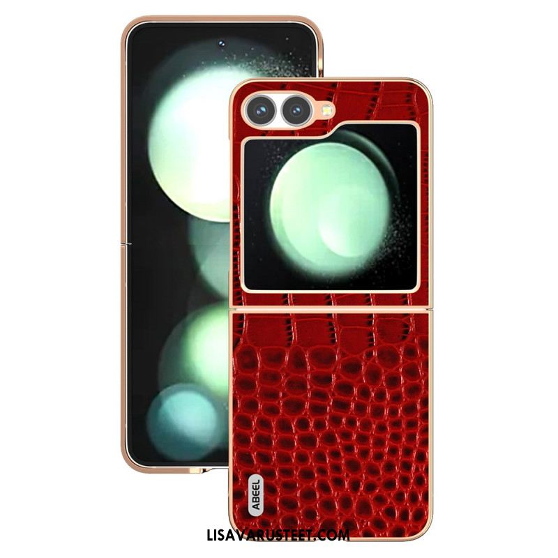 Kuori Samsung Galaxy Z Flip 7 Fe Krokotiilikuvioinen Suojakuori