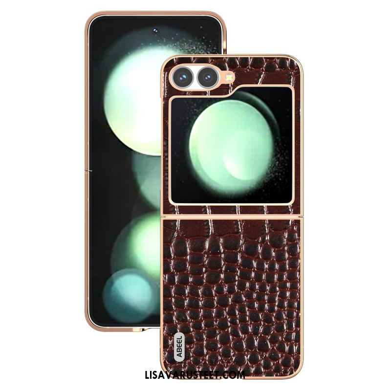 Kuori Samsung Galaxy Z Flip 7 Fe Krokotiilikuvioinen Suojakuori