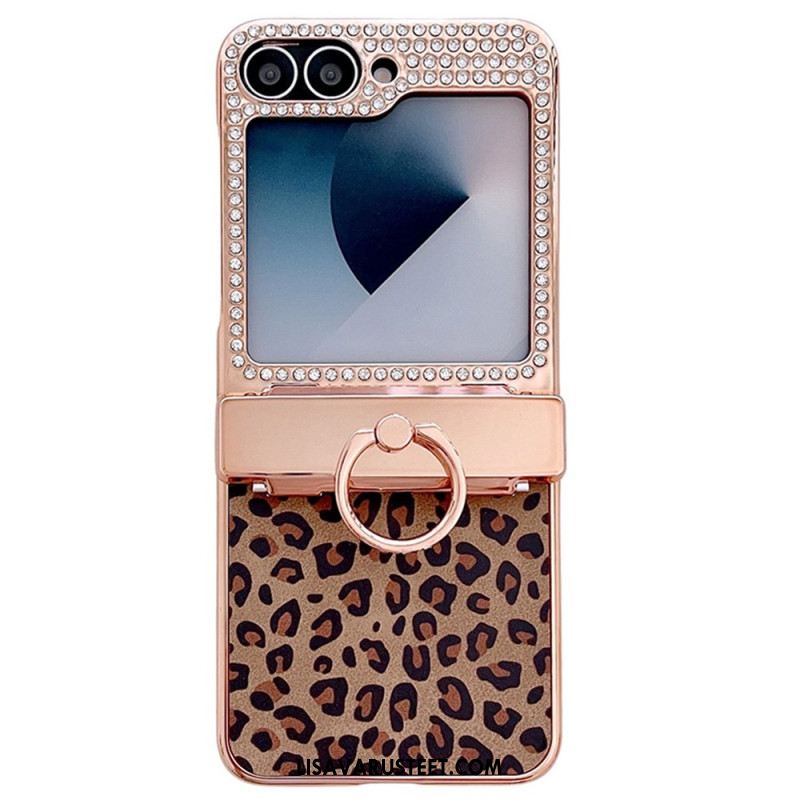 Kuori Samsung Galaxy Z Flip 7 Fe Leopardikuvio Suojakuori