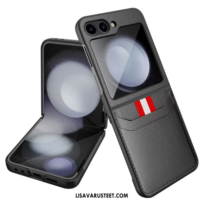 Kuori Samsung Galaxy Z Flip 7 Fe Litsitekstuurikorttikotelo Suojakuori