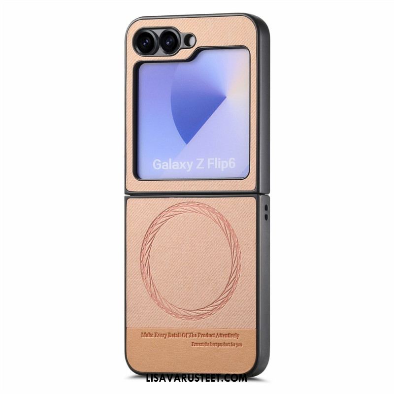 Kuori Samsung Galaxy Z Flip 7 Fe Magsafe-yhteensopiva Farkkukangas Tekstuuri Suojakuori
