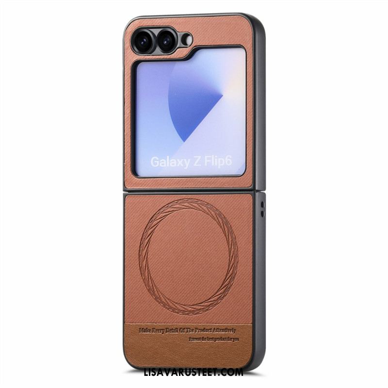 Kuori Samsung Galaxy Z Flip 7 Fe Magsafe-yhteensopiva Farkkukangas Tekstuuri Suojakuori