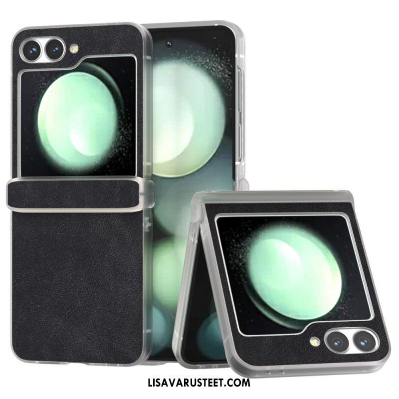 Kuori Samsung Galaxy Z Flip 7 Fe Matta Nahkakuvio Suojakuori