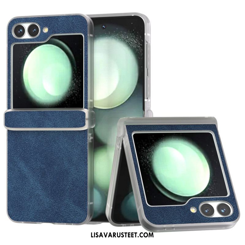 Kuori Samsung Galaxy Z Flip 7 Fe Matta Nahkakuvio Suojakuori