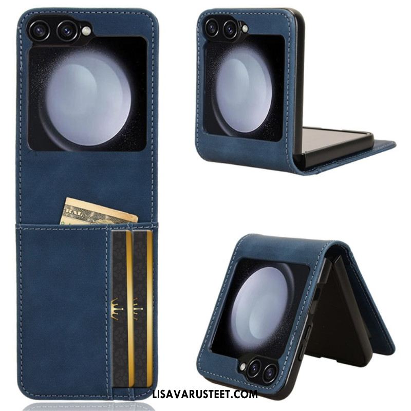 Kuori Samsung Galaxy Z Flip 7 Fe Nahkatyylinen Korttikotelo