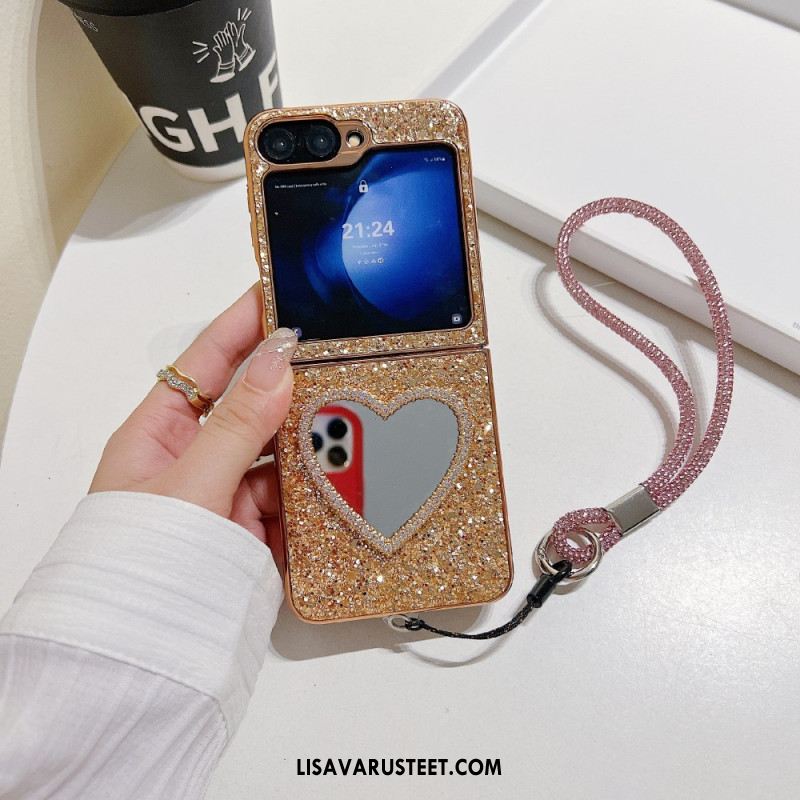 Kuori Samsung Galaxy Z Flip 7 Fe Peili Ja Hihna