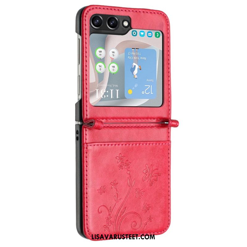 Kuori Samsung Galaxy Z Flip 7 Fe Perhoset Ja Kukat