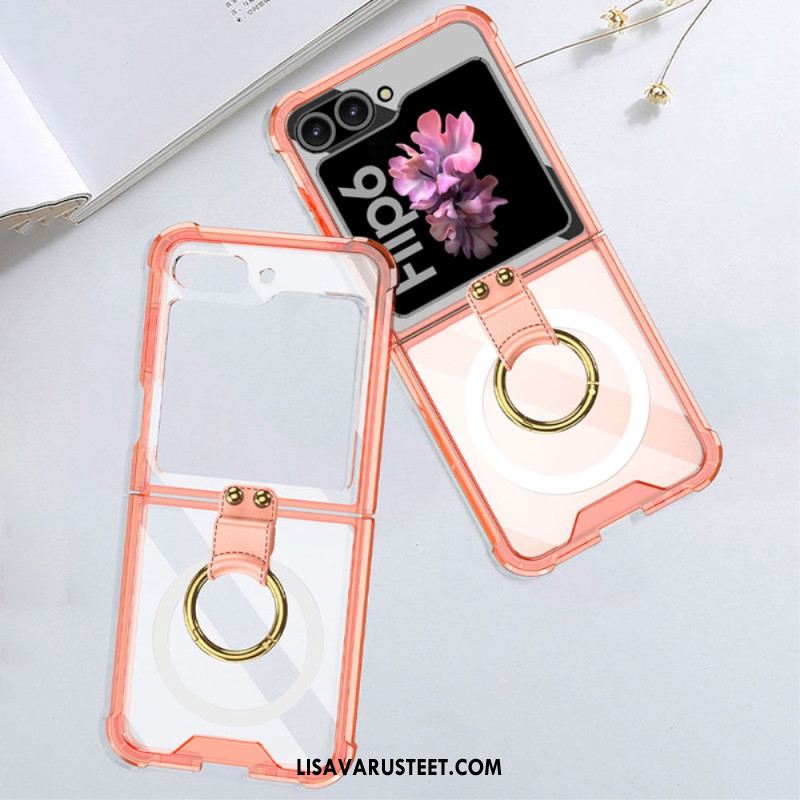 Kuori Samsung Galaxy Z Flip 7 Fe Rengaspidikkeellä Ja Magneettikiinnityksellä Gkk