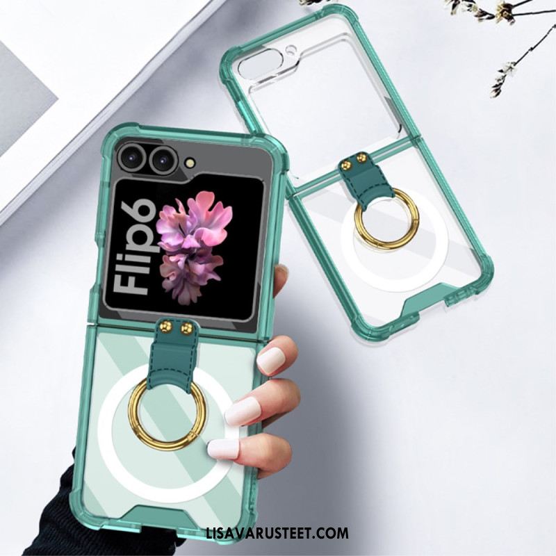 Kuori Samsung Galaxy Z Flip 7 Fe Rengaspidikkeellä Ja Magneettikiinnityksellä Gkk