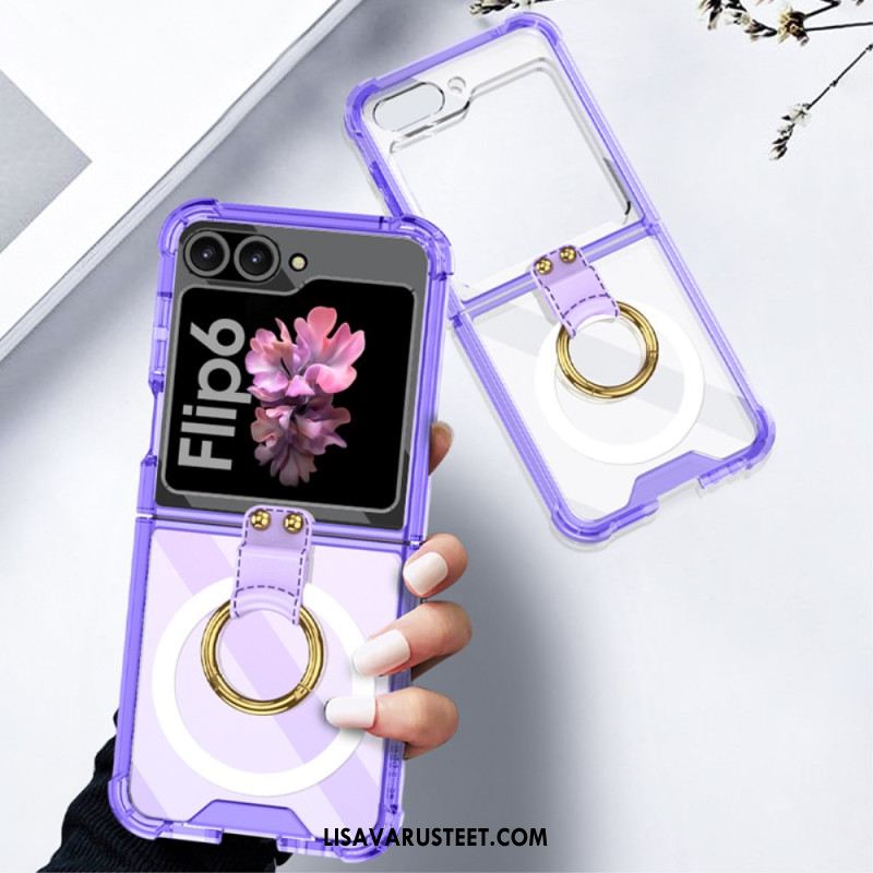 Kuori Samsung Galaxy Z Flip 7 Fe Rengaspidikkeellä Ja Magneettikiinnityksellä Gkk