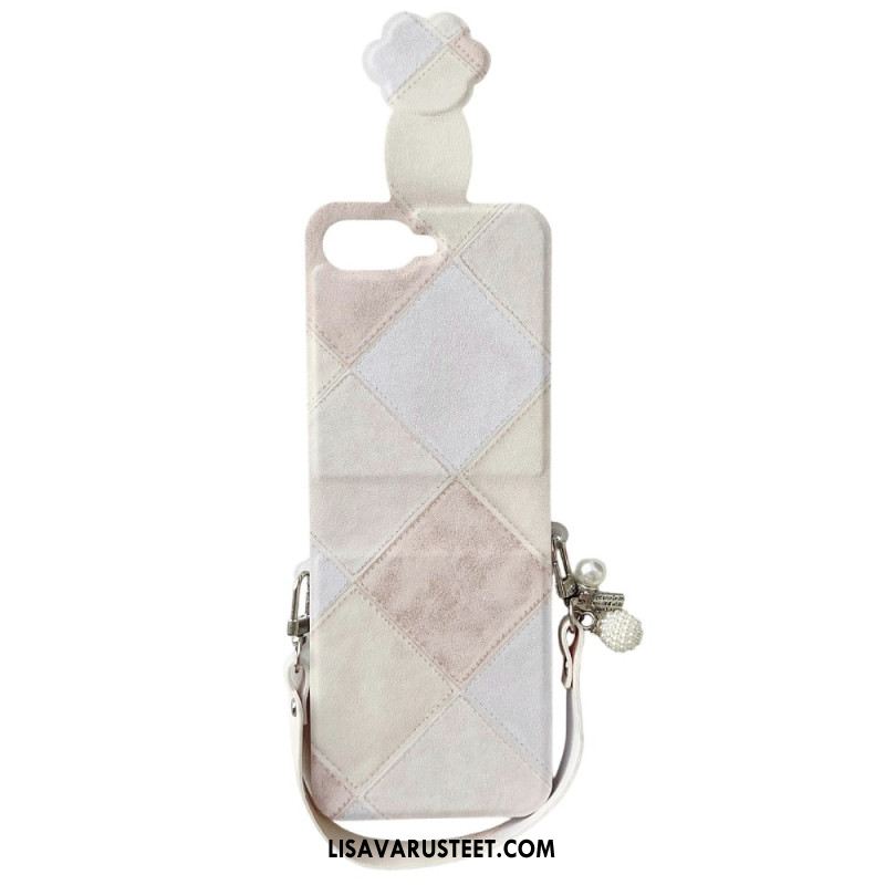 Kuori Samsung Galaxy Z Flip 7 Fe Retro Kissankäpälälukolla