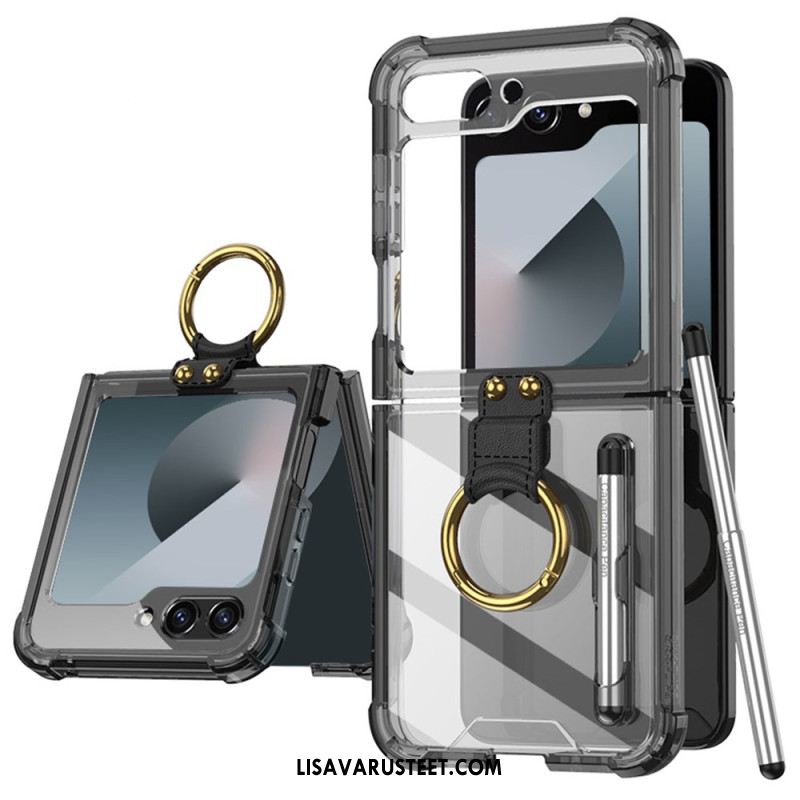 Kuori Samsung Galaxy Z Flip 7 Fe Sormuskotelo Ja Kynä