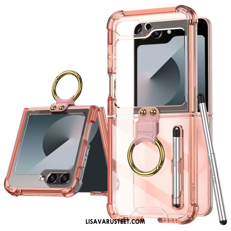 Kuori Samsung Galaxy Z Flip 7 Fe Sormuskotelo Ja Kynä