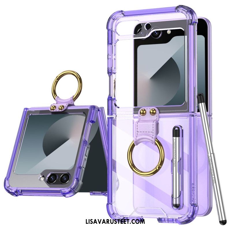 Kuori Samsung Galaxy Z Flip 7 Fe Sormuskotelo Ja Kynä