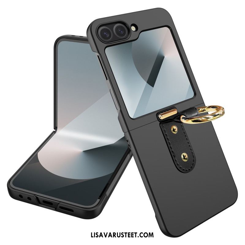 Kuori Samsung Galaxy Z Flip 7 Fe Sormuskotelo Ja Suojakalvo Suojakuori