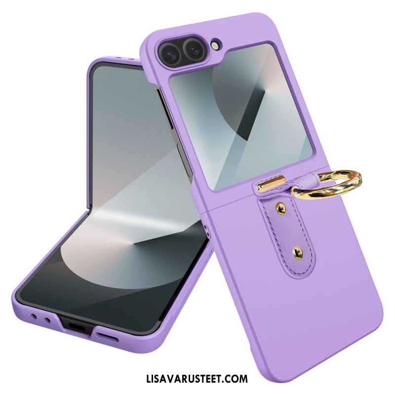 Kuori Samsung Galaxy Z Flip 7 Fe Sormuskotelo Ja Suojakalvo Suojakuori