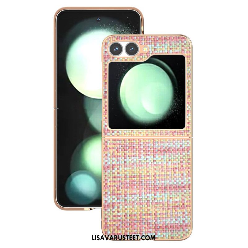 Kuori Samsung Galaxy Z Flip 7 Fe Teksturoitu Tekonahka