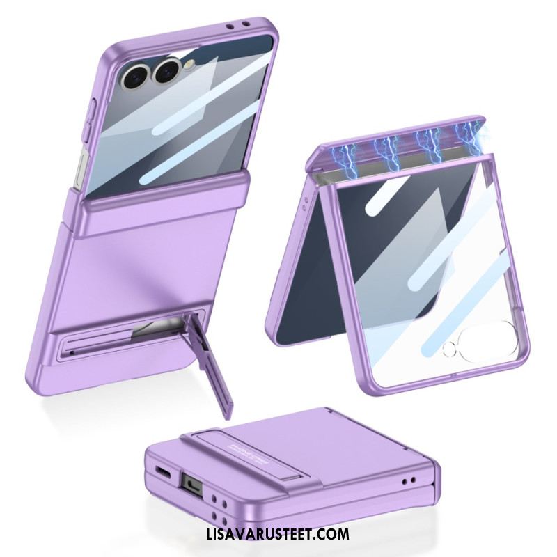 Kuori Samsung Galaxy Z Flip 7 Gkk Magneettinen Jalusta Ja Suoja