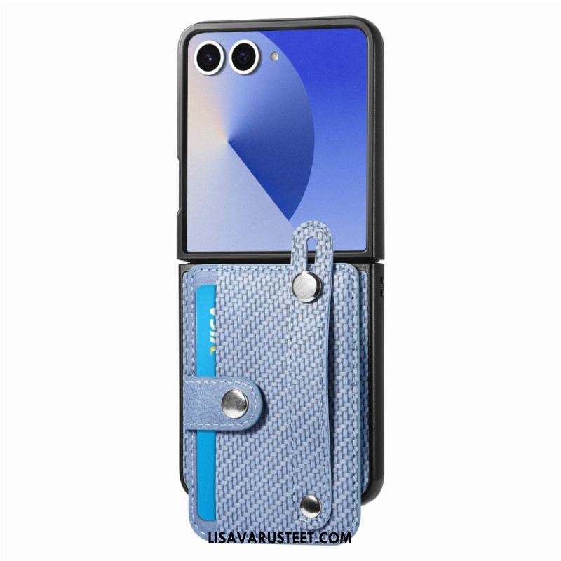 Kuori Samsung Galaxy Z Flip 7 Hiilikuitukorttikotelo Suojakuori