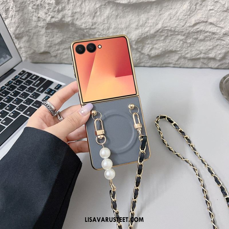 Kuori Samsung Galaxy Z Flip 7 Magneettinen Riipushihna Suojakuori