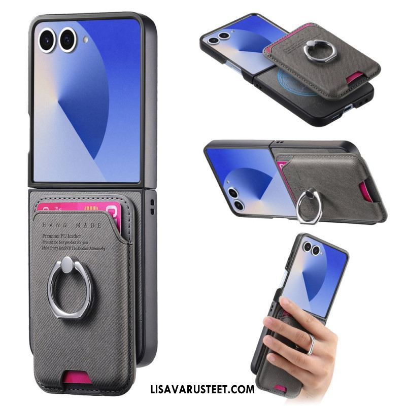 Kuori Samsung Galaxy Z Flip 7 Magsafe-yhteensopiva Irrotettavan Korttikotelon Kanssa