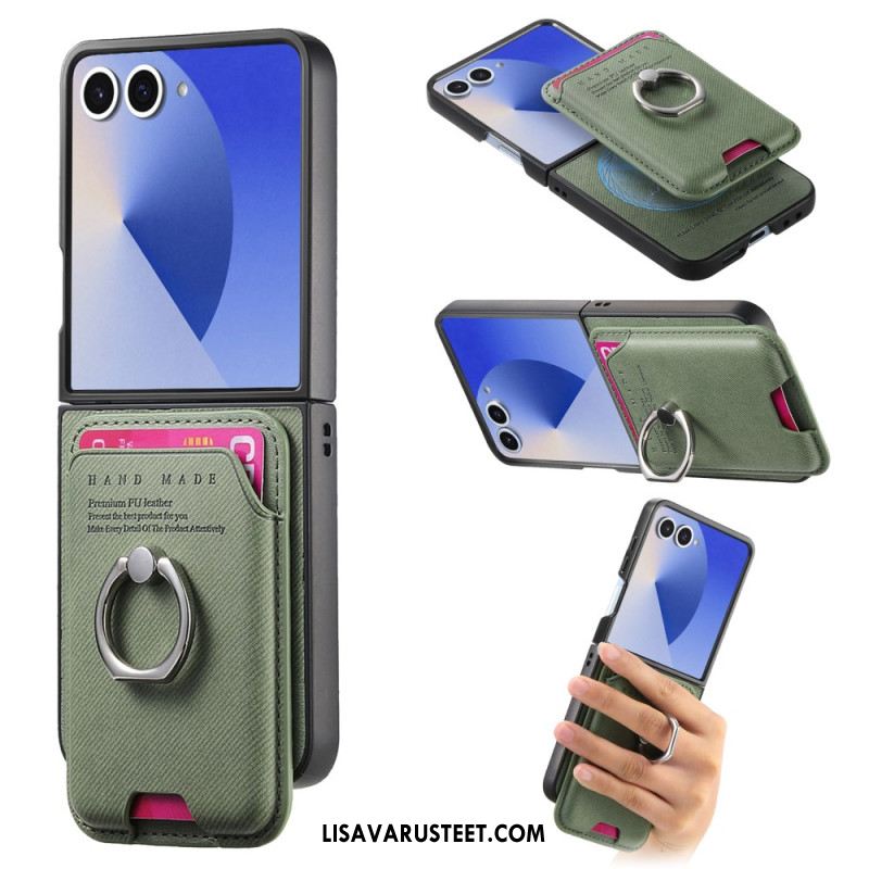 Kuori Samsung Galaxy Z Flip 7 Magsafe-yhteensopiva Irrotettavan Korttikotelon Kanssa