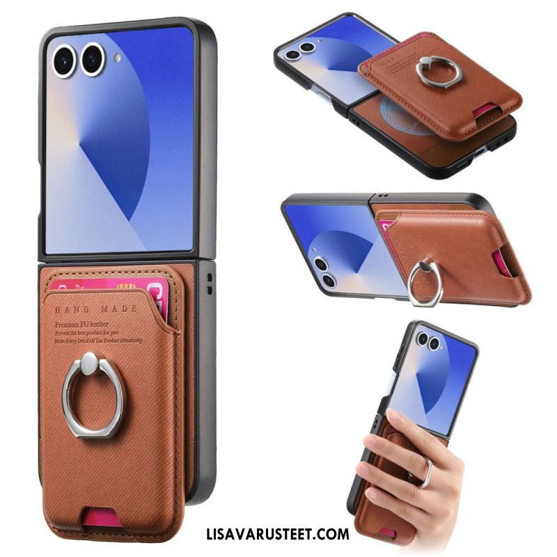 Kuori Samsung Galaxy Z Flip 7 Magsafe-yhteensopiva Irrotettavan Korttikotelon Kanssa