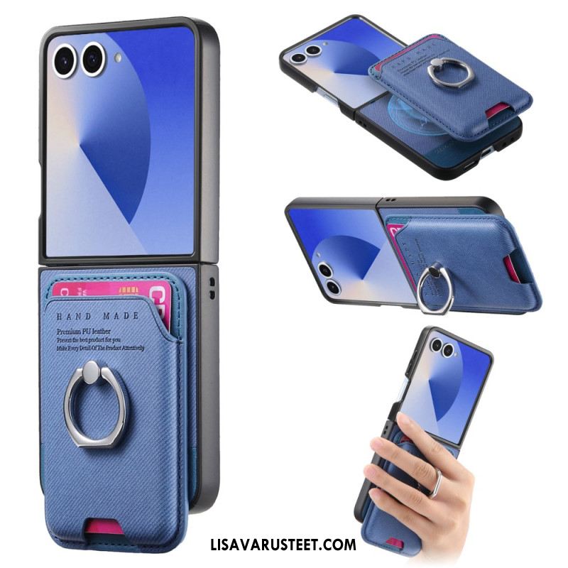 Kuori Samsung Galaxy Z Flip 7 Magsafe-yhteensopiva Irrotettavan Korttikotelon Kanssa