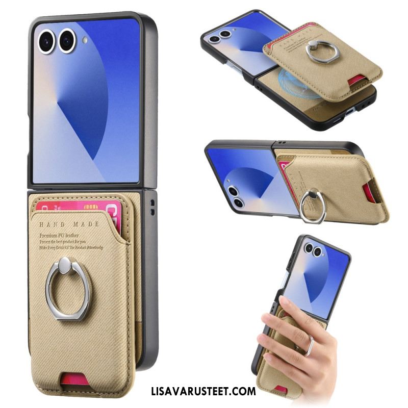 Kuori Samsung Galaxy Z Flip 7 Magsafe-yhteensopiva Irrotettavan Korttikotelon Kanssa