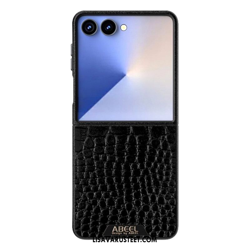 Kuori Samsung Galaxy Z Flip 7 Magsafe-yhteensopiva Krokotiilikuvioinen Abeel