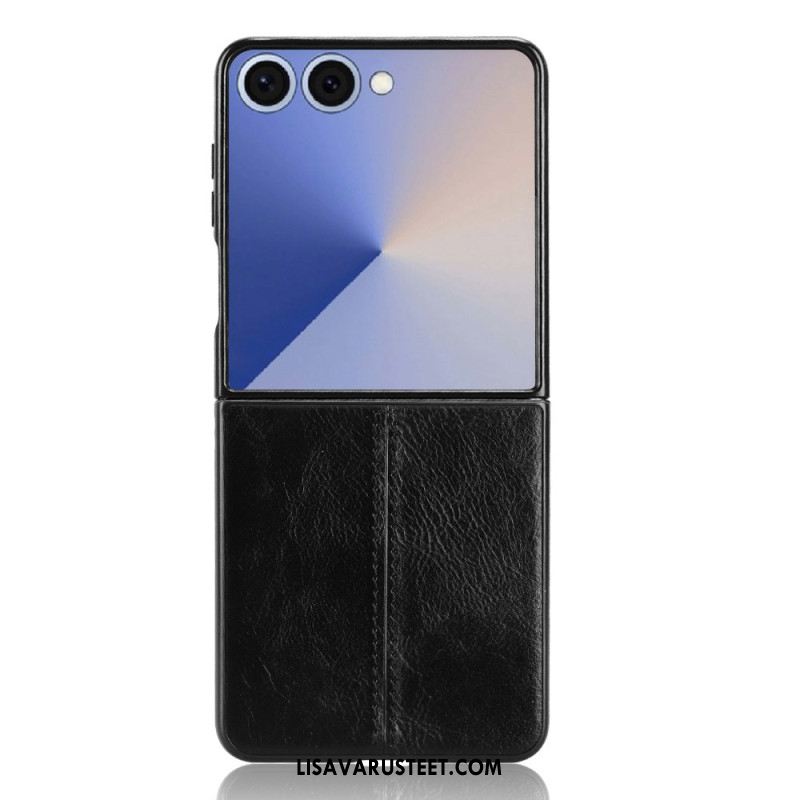 Kuori Samsung Galaxy Z Flip 7 Ommeltu Nahkakuvioinen