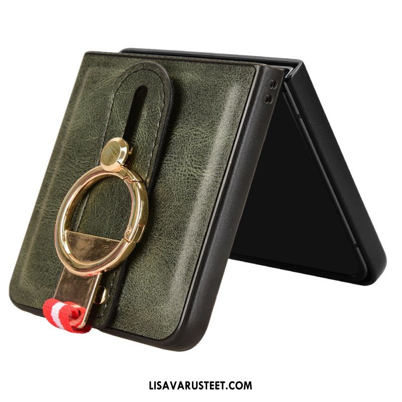 Kuori Samsung Galaxy Z Flip 7 Rannehihna Ja Teline