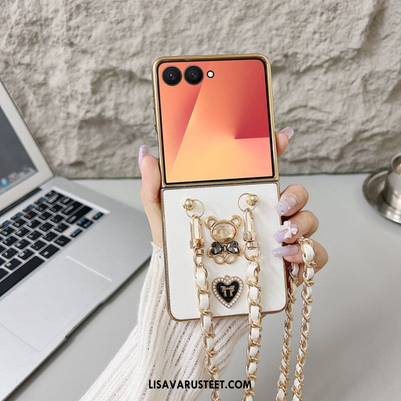 Kuori Samsung Galaxy Z Flip 7 Riipus Ja Hihna Suojakuori