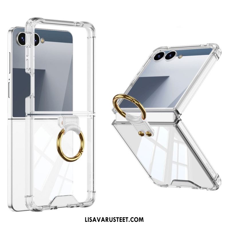 Kuori Samsung Galaxy Z Flip 7 Sormuspidike Ja Suojaus Iskunkestävä Suojakuori