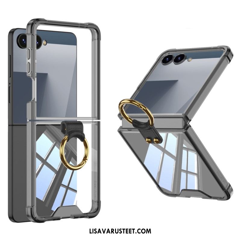 Kuori Samsung Galaxy Z Flip 7 Sormuspidike Ja Suojaus Iskunkestävä Suojakuori