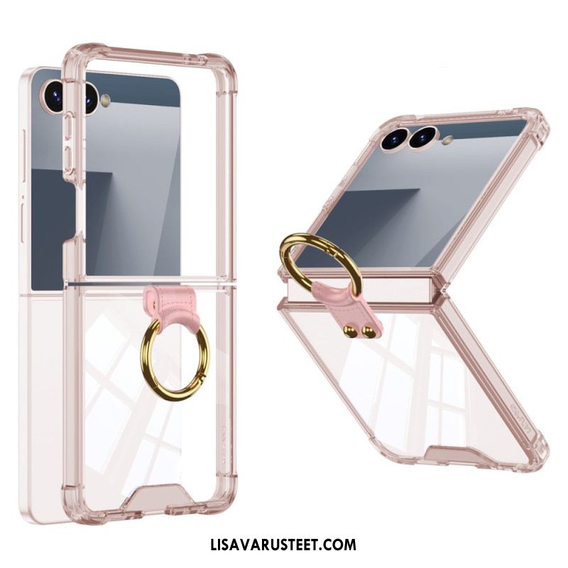 Kuori Samsung Galaxy Z Flip 7 Sormuspidike Ja Suojaus Iskunkestävä Suojakuori