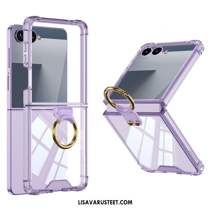 Kuori Samsung Galaxy Z Flip 7 Sormuspidike Ja Suojaus Iskunkestävä Suojakuori