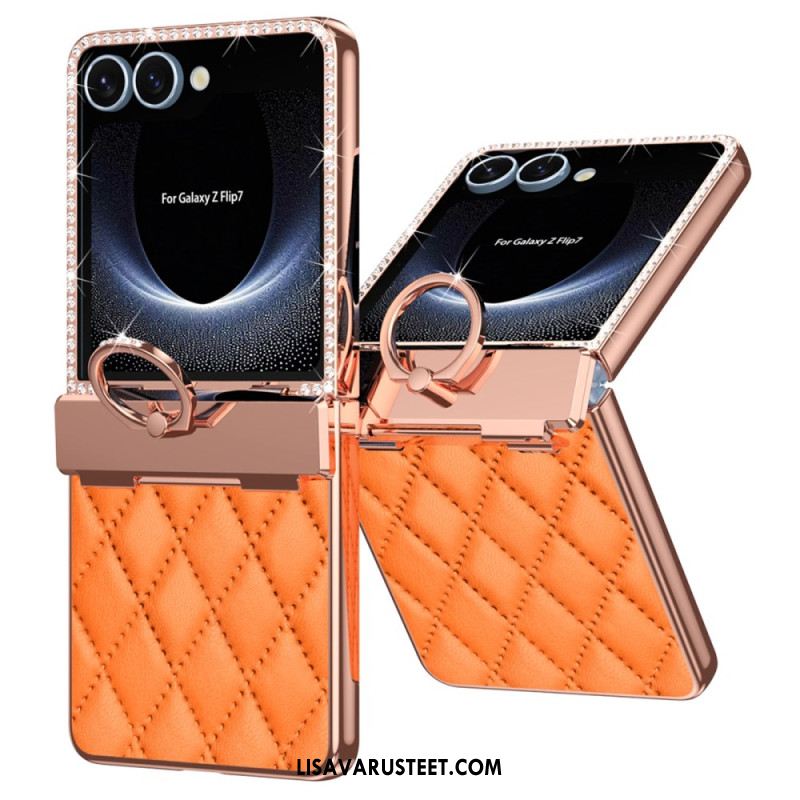 Kuori Samsung Galaxy Z Flip 7 Sormusteline Ja Strassikoriste