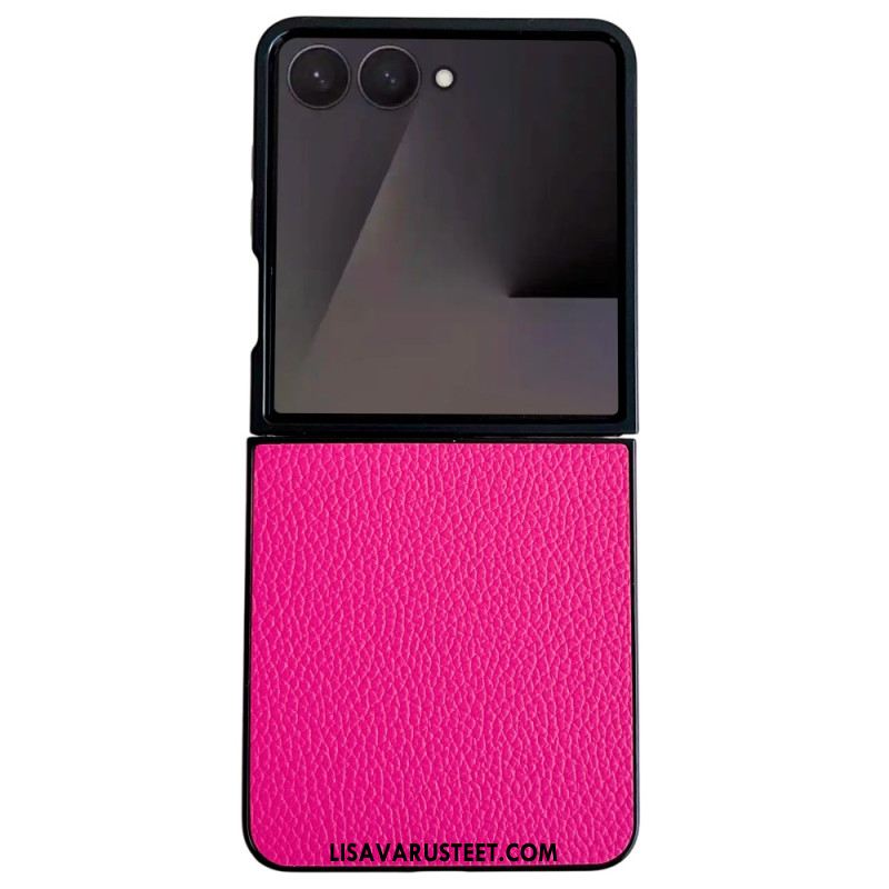 Kuori Samsung Galaxy Z Flip 7 Teksturoitu Nahkakuvioinen