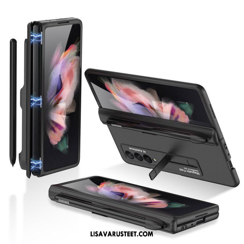 Kuori Samsung Galaxy Z Fold 3 5G Muovinen Jalusta Ja Kynäteline Gkk