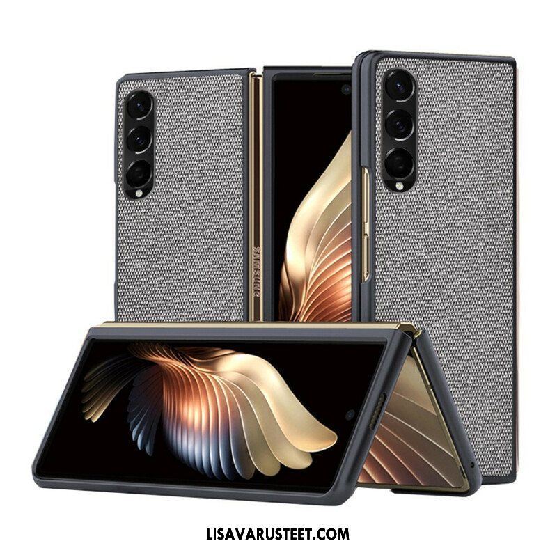 Kuori Samsung Galaxy Z Fold 3 5G Teksturoitu Nahkaefekti