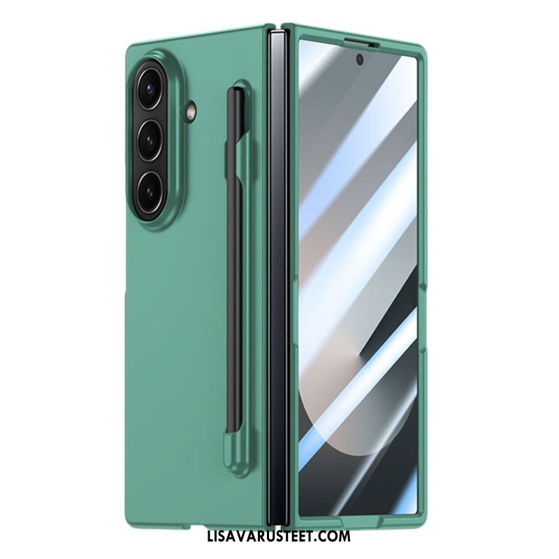 Kuori Samsung Galaxy Z Fold 7 Karkaistusta Lasista Valmistettu Suoja Ja Kynäteline Suojakuori