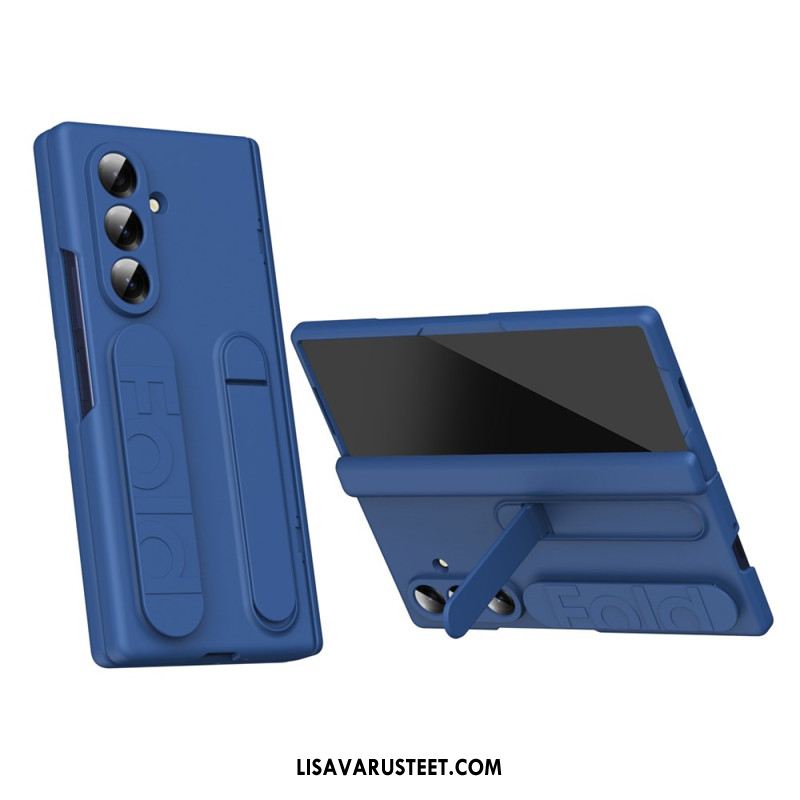 Kuori Samsung Galaxy Z Fold 7 Käyttöohje Hihna Ja Karkaistusta Lasista Valmistettu Näyttö Suoja