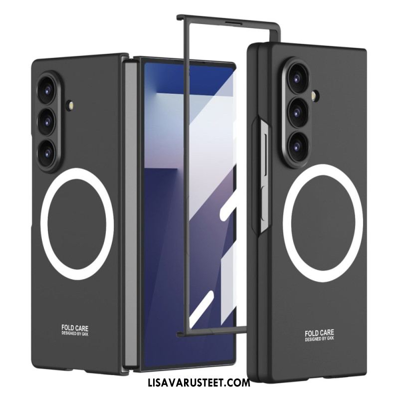 Kuori Samsung Galaxy Z Fold 7 Magneettinen Karkaistulla Lasisella Näytönsuojalla