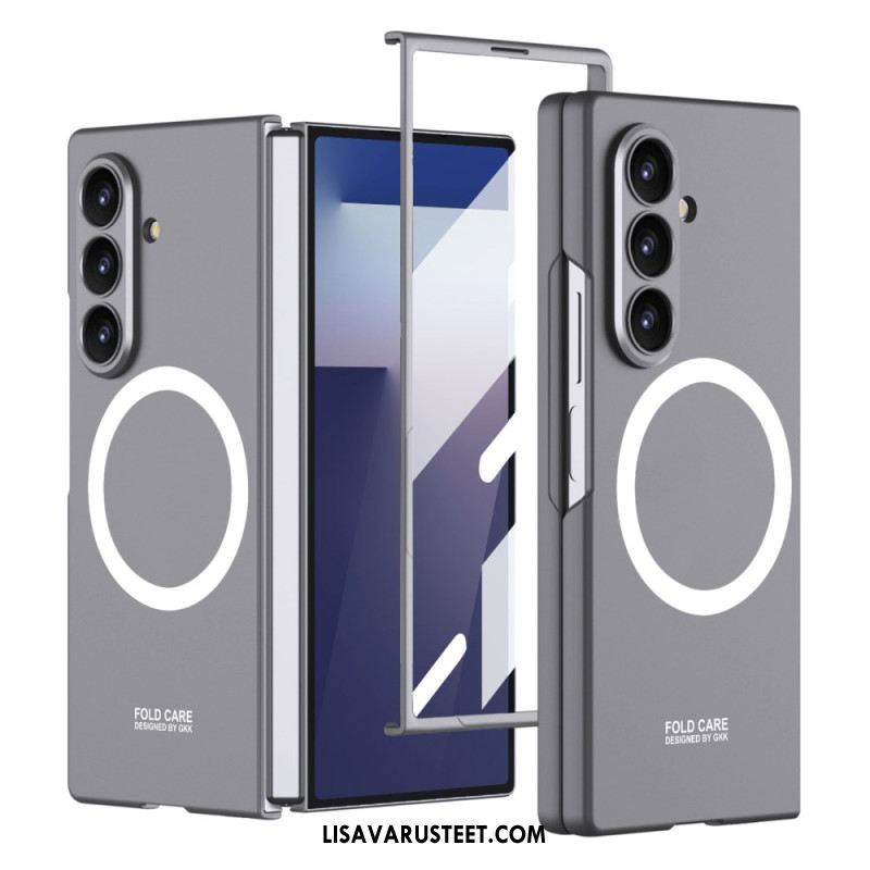 Kuori Samsung Galaxy Z Fold 7 Magneettinen Karkaistulla Lasisella Näytönsuojalla